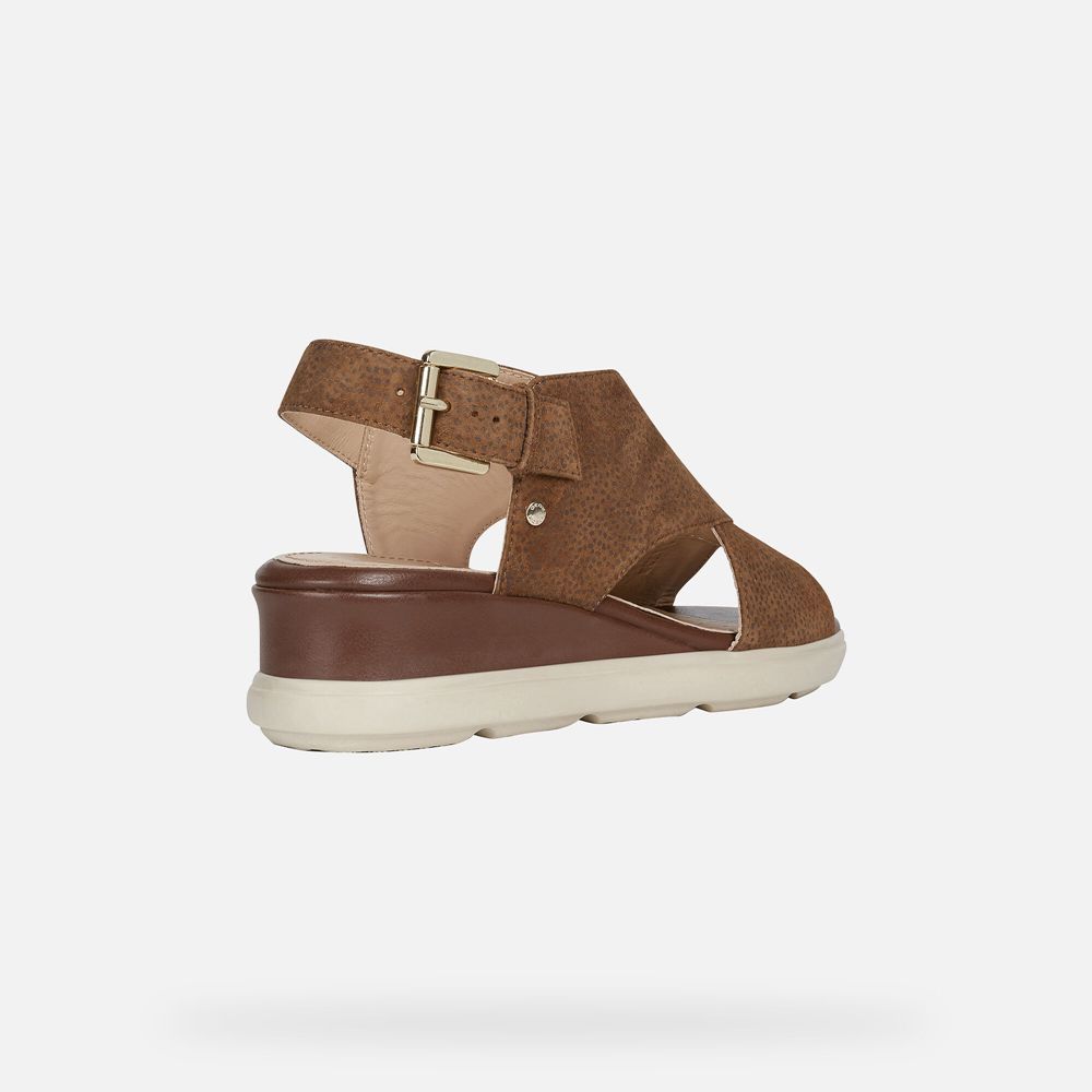 Sandalias Geox Senhora Marrom - Pisa - TOLBS0247